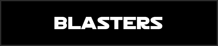 Replica Star Wars blasters for cosplay and costumes